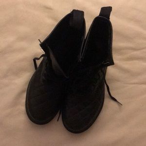 Black Quilted Dr Martens